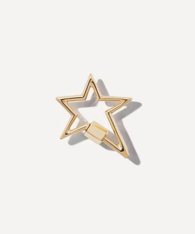 Marla Aaron 14ct Gold Starlock Carabiner Clasp