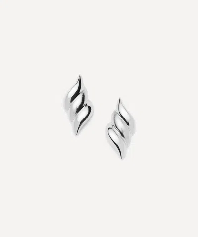 Missoma X Savi Rhodium-plated Signature Oversized Stud Earrings