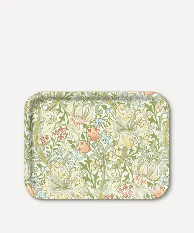 Jamida Golden Lily Rectangle Tray