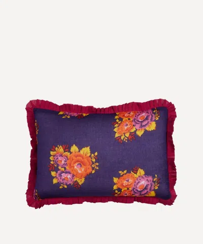Lisa Corti Tiger Flower Rectangular Cushion