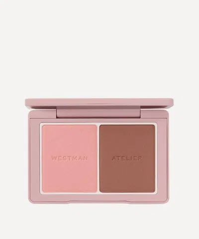 Westman Atelier Baby Cheeks Powder Blush Duo In Coquette And Mimi