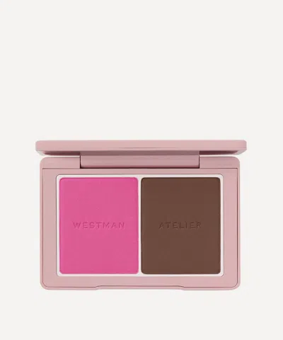 Westman Atelier Baby Cheeks And Face Trace Sculpting Powder Duo In Poppet And Ganache