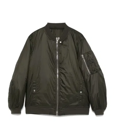 Rick Owens Khaki Porterville Flight Bomber Jacket