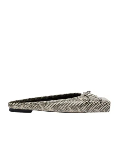 Jacquemus Les Mules Plates Ballet In Transparent