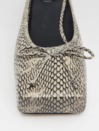 Jacquemus Les Mules Plates Ballet In Transparent