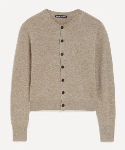 Acne Studios Cadigan Yak Wool - Fitted Fit In Neutral