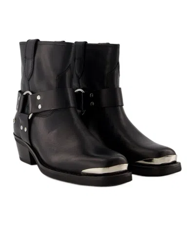 Anine Bing Square Toe Ankle Boots