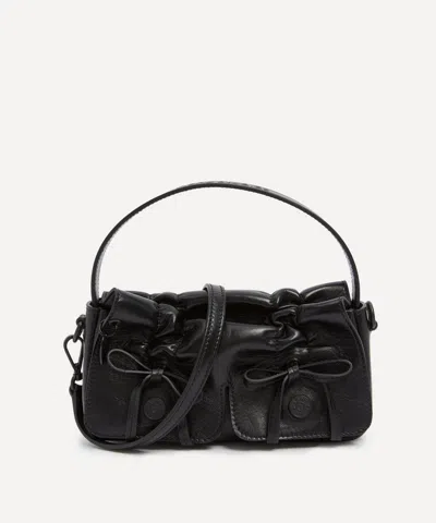 Acne Studios Women Mircro Multipocket Grained Leather Shoulder Bag