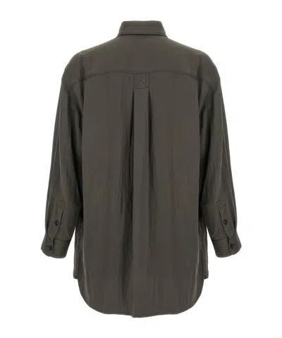 Lemaire Utility Overshirt In Green