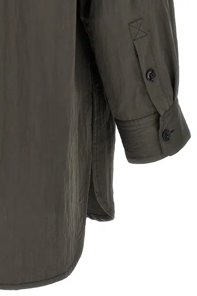 Lemaire Utility Overshirt In Green