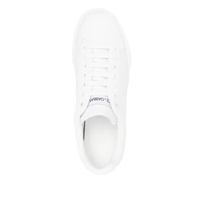 Dolce & Gabbana Portofino Vintage Leather Low-top Sneakers