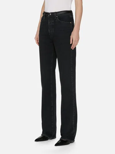 Frame Jeans With Belt Loops In Black