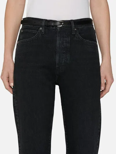 Frame Jeans With Belt Loops In Black