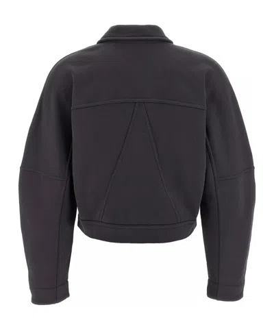 Ganni Collared Neck Panel Detailing Bomber Jacket