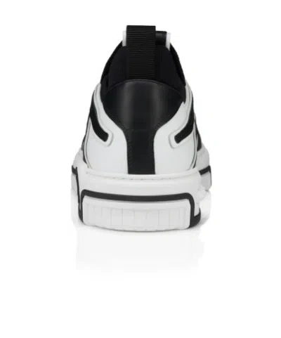 Christian Louboutin Louboutin Sneaker Astroflash Calfskin And Fabric In Black