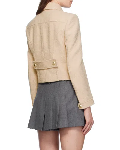 Tom Ford Bouclé Jacket In Neutral