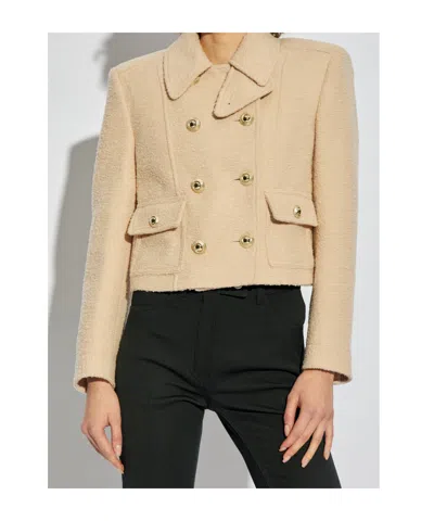 Tom Ford Bouclé Jacket In Neutral