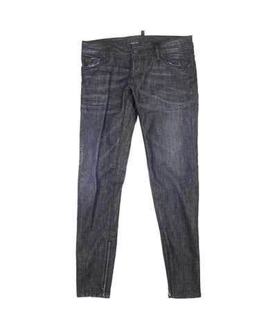 Dsquared2 Jeans With Belt Loops In Black