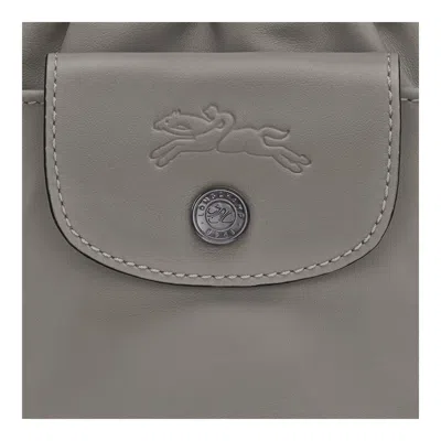 Longchamp Le Pliage Xtra Xs Drawstring Leather Cross Body Bag