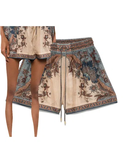 Zimmermann "ascension" Shorts In Multi