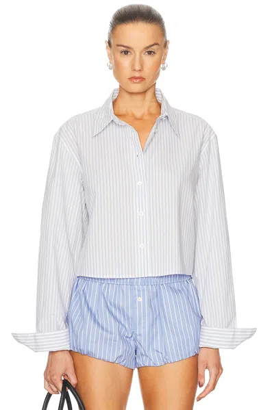 Acne Studios Crop Button Up Top
