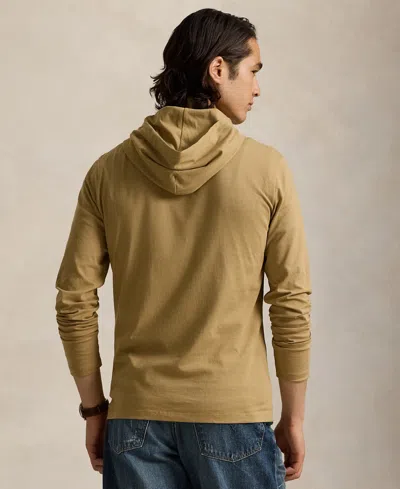 Polo Ralph Lauren Men's Jersey Hooded T-shirt In Brown