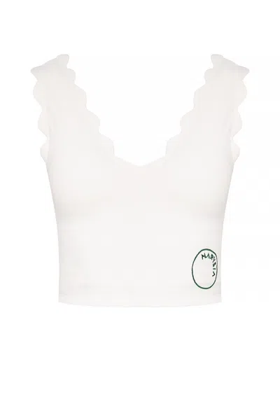 Marysia Venus Technical Jersey Top In White