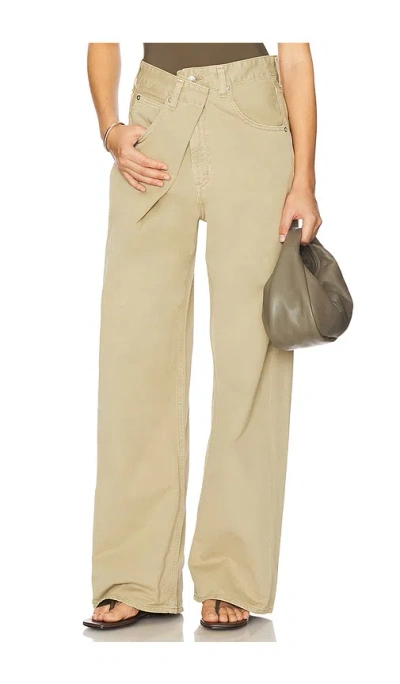 Agolde Vana Jeans Myrtle In Green