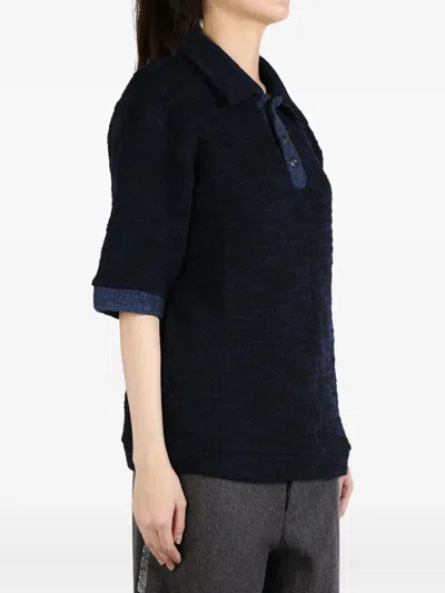 TEXTURED KNIT POLO SHIRT