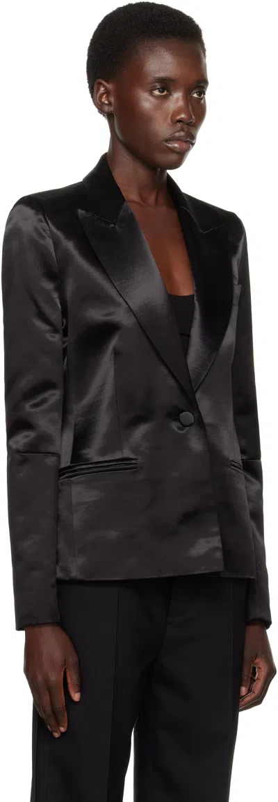 Aaron Esh Black S-breasted Blazer