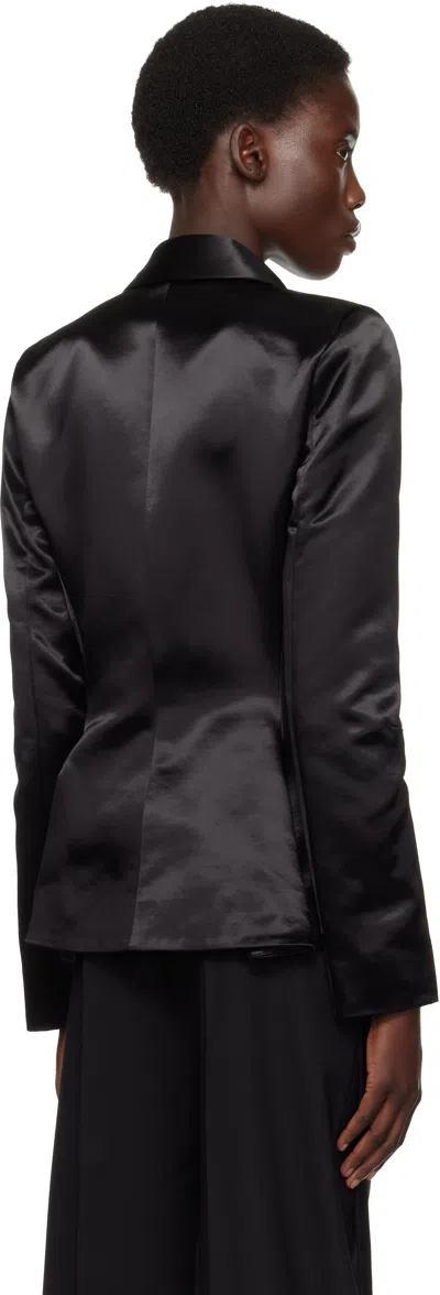 Aaron Esh Black S-breasted Blazer