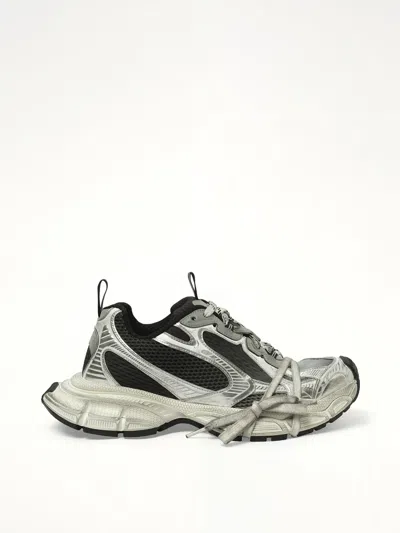 Balenciaga Multicolor Mesh And Rubber 3xl Gradient Sneakers In Gray