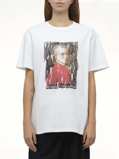 Loewe Mozart Print T-shirt In White