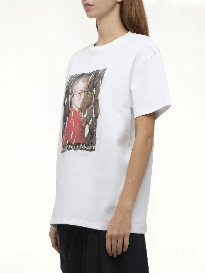 Loewe Mozart Print T-shirt In White