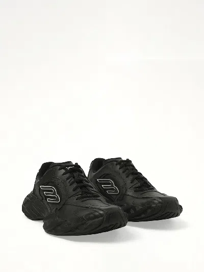 Balenciaga Monday Low-top Sneakers In Black