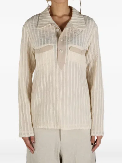 TEXTURED TWO-POCKET SHIRT