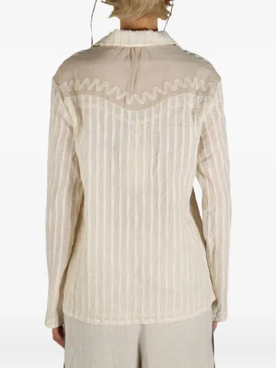 TEXTURED TWO-POCKET SHIRT