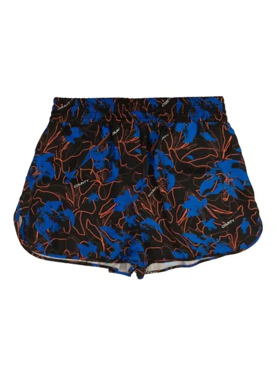 Marcelo Burlon County Of Milan Flowers Shorts In Black