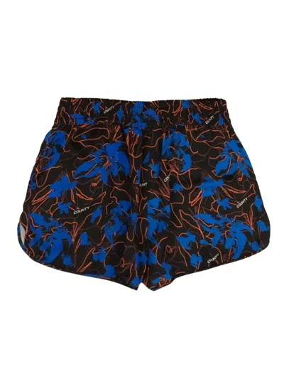 Marcelo Burlon County Of Milan Flowers Shorts In Black