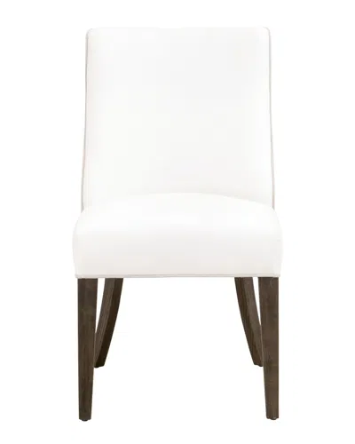Essentials For Living Set Of 2 Duet Dining Chairs In White