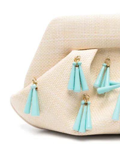 Themoirè Textured Bag With Paper Fringes