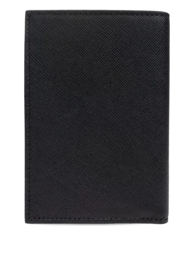 Paul Smith Leather Bi-fold Wallet In In Black