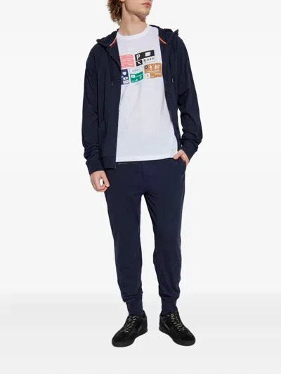 Ps By Paul Smith White 'road Signs' Print T-shirt
