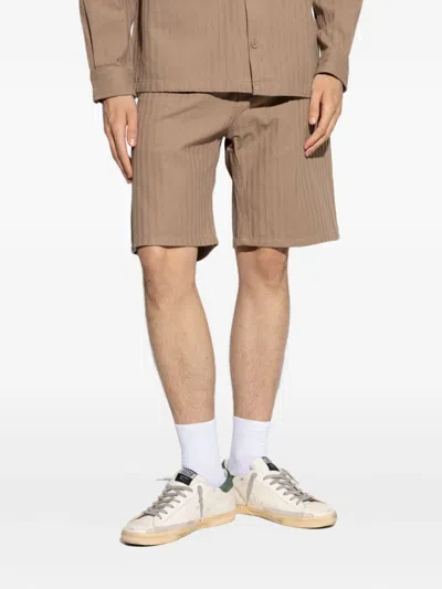 Samsoe & Samsoe Saeddie Striped Shorts