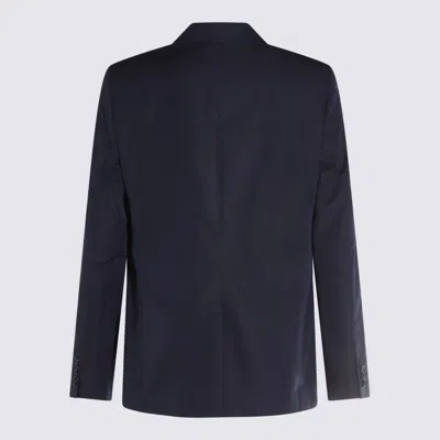 Gucci Navy Blue Cotton Blazer