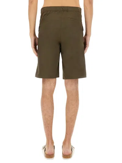Aspesi Knee Length Bermuda Shorts With Flap Pockets