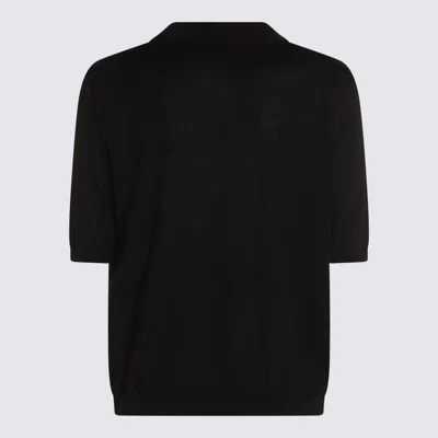 Saint Laurent Polo Cassandre In Wool Sweater