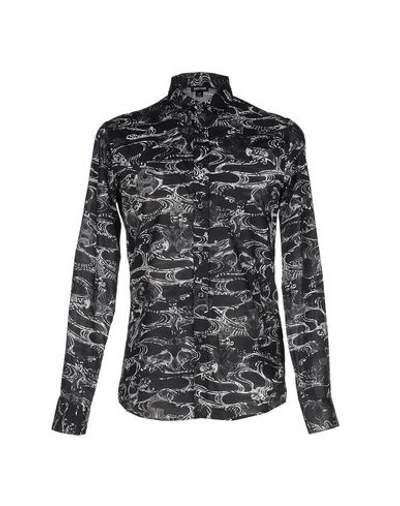 Just Cavalli Patterned Shirt In Black