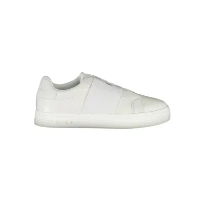 Calvin Klein White Leather Women Sneaker In White