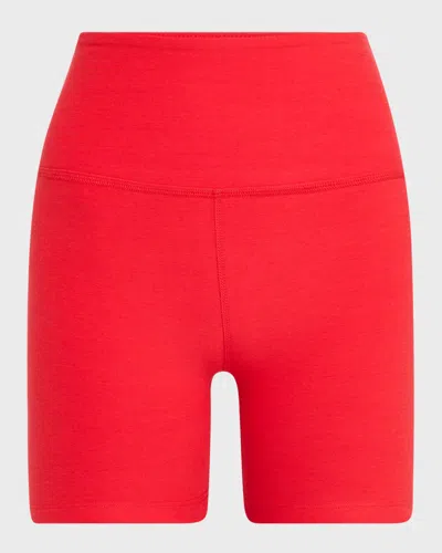 Beyond Yoga Powerbeyond Strive Biker Short In Retro Red In Red